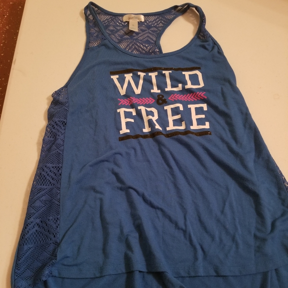 Wild and free tank top